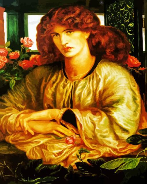 The Women s Window By Rossetti Paint By Number