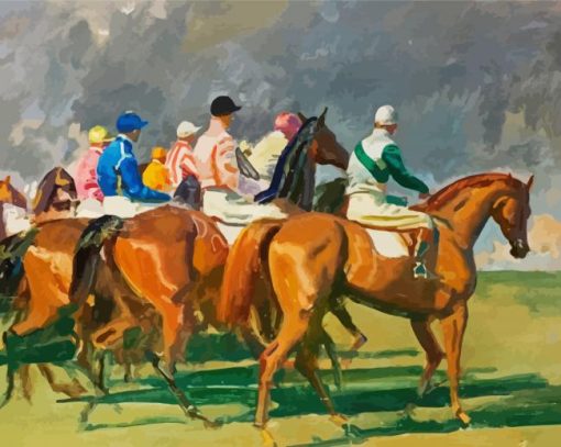 The Equestrians Art Paint By Number