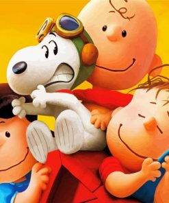 The Peanuts Animated Movie paint by numbers