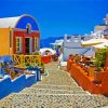 Thira City Streets paint by numbers