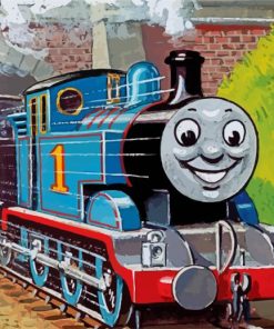 Thomas The Talk Train paint by numbers