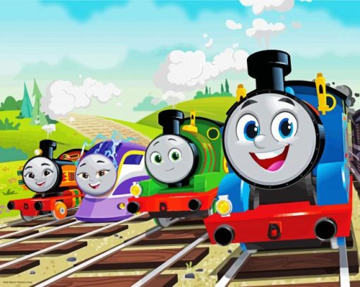 Thomas And Friends Animation Paint By Number