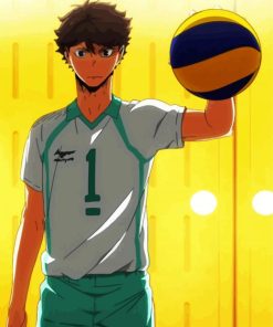 Toru Oikawa Volleyball Player paint by numbers