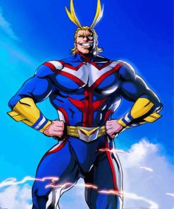 Toshinori Yagi All Might paint by numbers