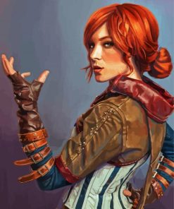 Triss Merigold paint by numbers