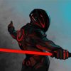 Tron Film Rinzler paint by numbers