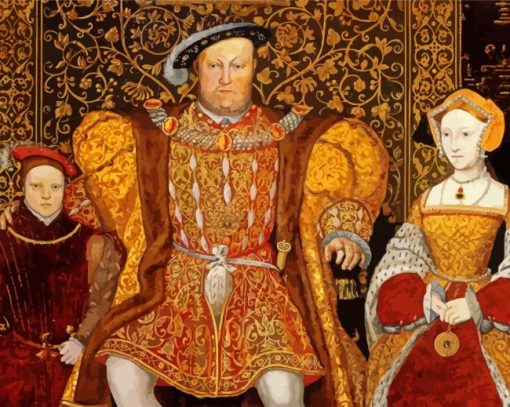Tudor Family paint by numbers