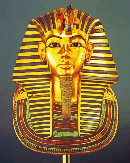 Tutankhamun Pharaoh Paint By Number
