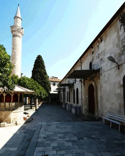 Ulu Mosque Antakya paint by numbers