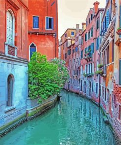 Venice Water City Canal paint by numbers