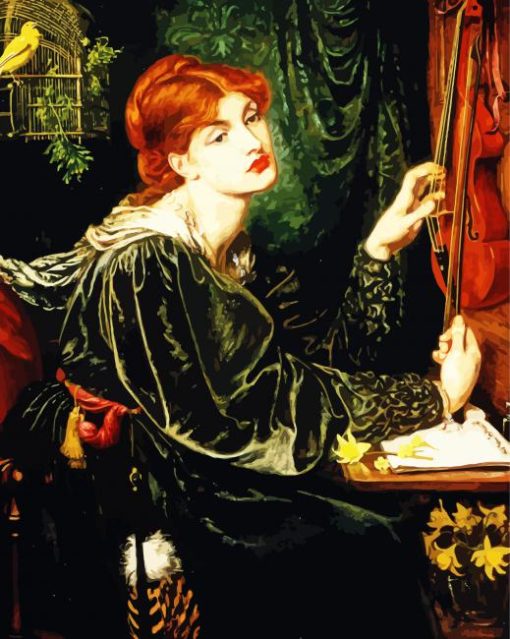 Veronica Veronese By Rossetti Paint By Number