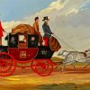 Vintage Carriage paint by numbers