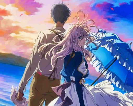 Violet Evergarden Anime paiçnt by numbers