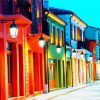 Vlore Albania Colorful Buildings paint by numbers