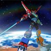 Voltron The Robot paint by numbers