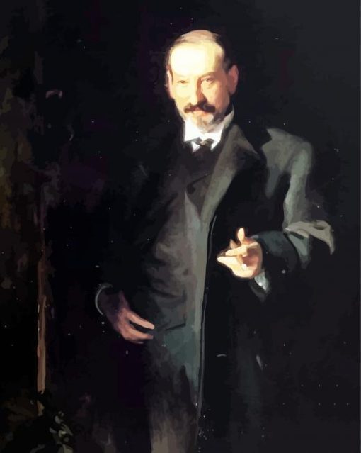 Wertheimer Portraits by Sargent paint by numbers