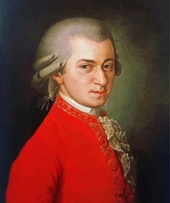 Wolfgang Amadeus Mozart paint by numbers