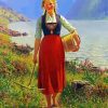 Young Norwegian Girl paint by numbers