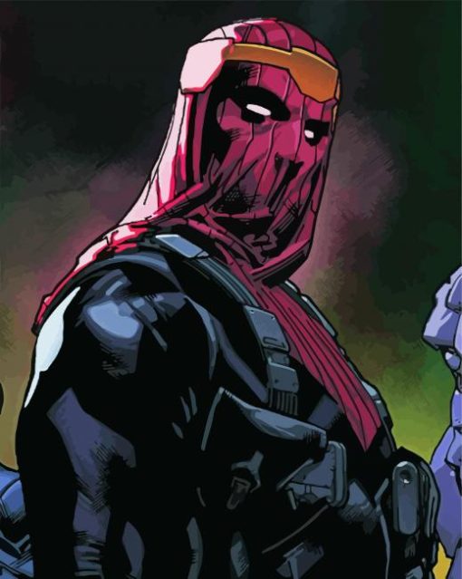 Zemo Marvel paint by numbers