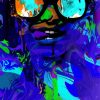 Abstract Lady With Glasses Paint By Number