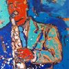Abstract Saxophone Man paint by numbers