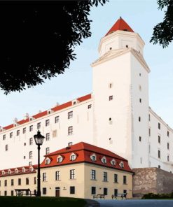 Aesthetic Bratislava Castle Slovakia Paint By Number