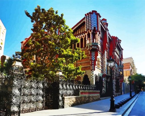 Aesthetic Casa Vicens Gaudí Paint By Number