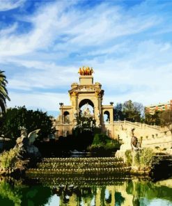 Aesthetic Ciutadella Park Sagrada Paint By Number