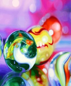 Aesthetic Marbles paint by numbers