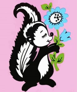 Aesthetic Skunk Paint By Number