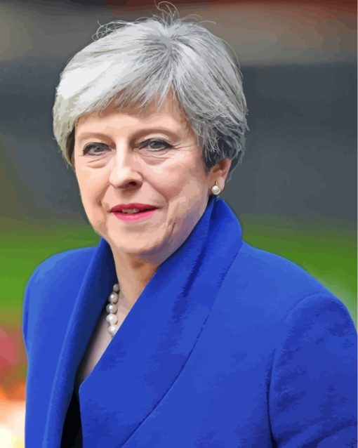 Aesthetic Theresa May Paint By Number