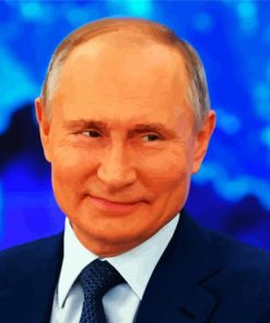 Aesthetic Vladimir Putin paint by numbers