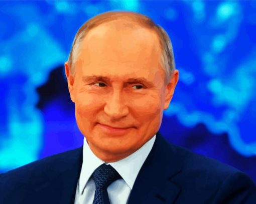 Aesthetic Vladimir Putin paint by numbers