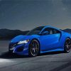 Aesthetic Blue Acura NSX paint by numbers