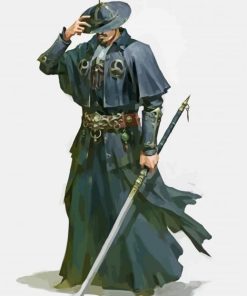 Aesthetic Swordsman Paint By Number