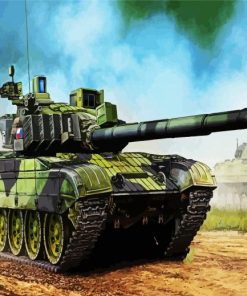 Aesthetic Tank Military paint by numbers