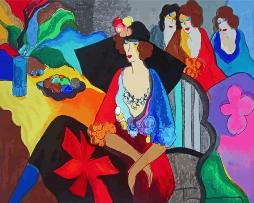 Aesthetic Women by Tarkay paint by numbers