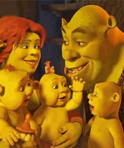 Aesthetic Shrek Movie Paint By Number