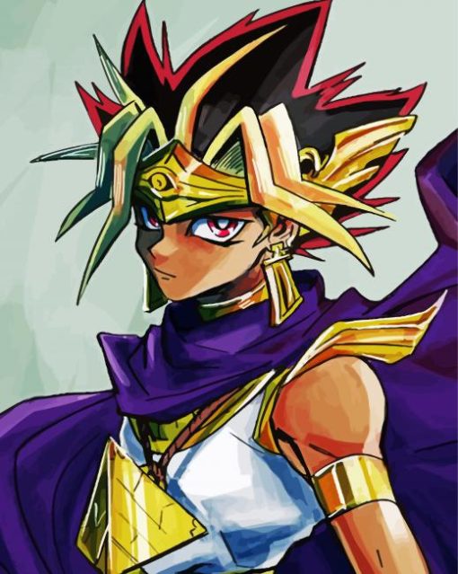 Yugi Anime paint by numbers