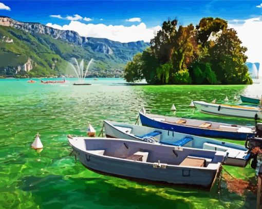 Annecy Lake Paint By Number