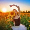 Ballerina Dancing With Sunflowers Paint By Number
