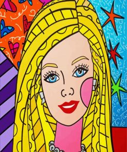 Barbie Illustration paint by numbers