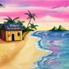 Beach Shack paint by numbers