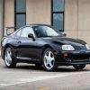Black Toyota Supra Mark IV Paint By Number