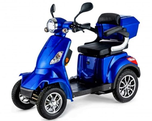Blue Mp3 Scooter Paint By Number