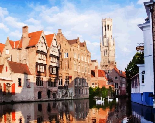 Bruges Belgium Paint By Number