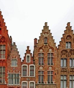 Bruges Old Buildings Paint By Number