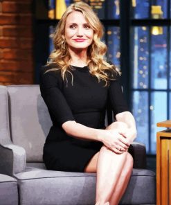 Cameron Diaz paint by numbers