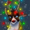 Christmas Reindeer Paint By Number