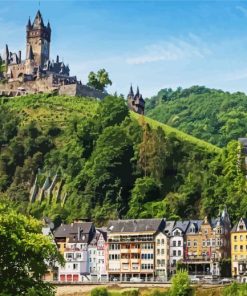 Cochem Town Germany Paint By Number